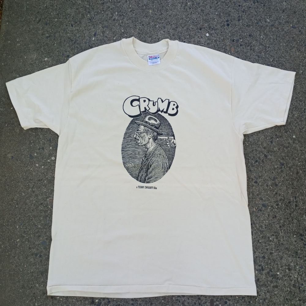 Vintage Crumb a Terry Zwigoff  Film promo Single Stich T-shirt Size XL